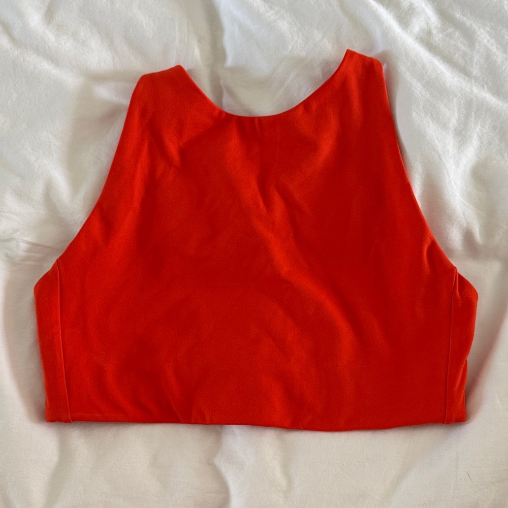 Girlfriend Collective Red Sports Bra